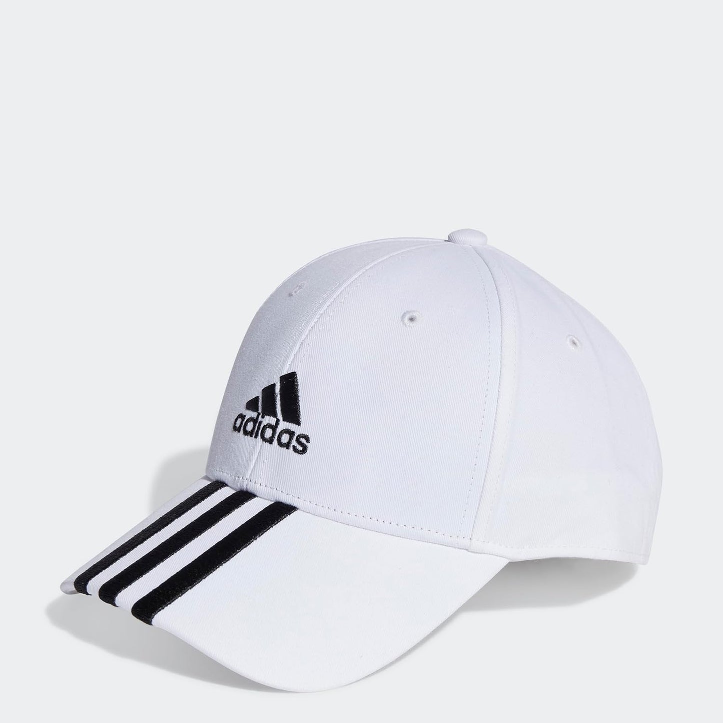 adidas Performance 3-Stripes Cotton Twill Baseball Cap